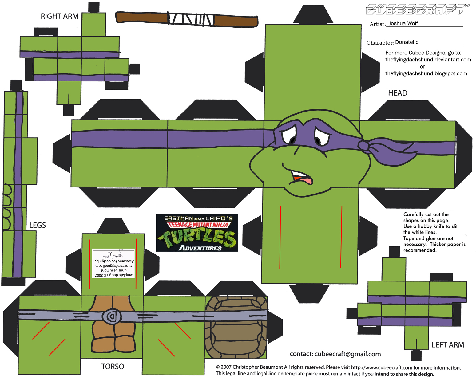 Tmnt donatello cubee by theflyingdachshund on