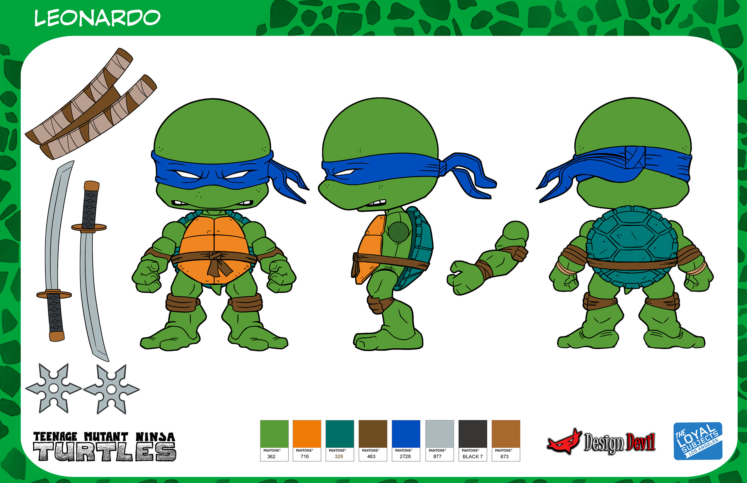 Teenage mutant ninja turtles wave mini figure designs