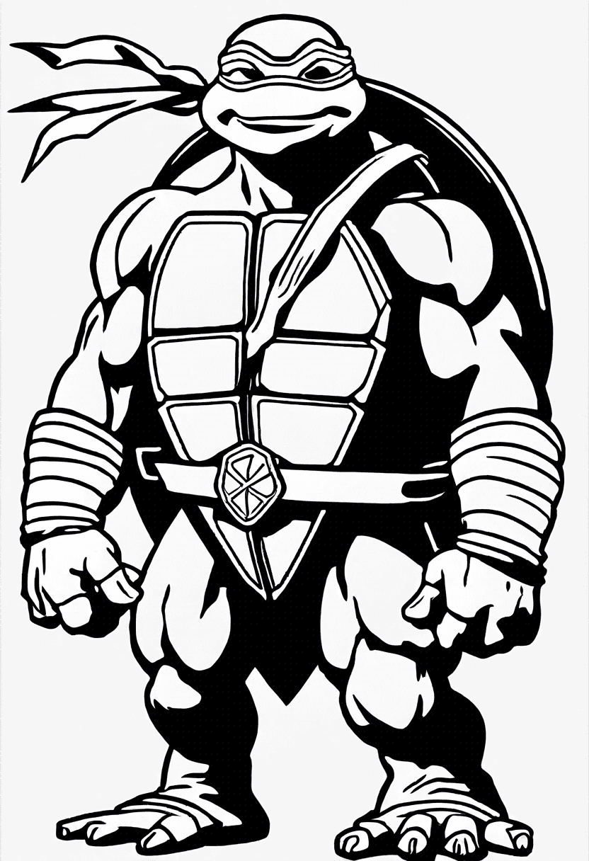 Teenage mutant ninja turtles coloring pages