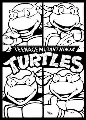 Teenage mutant ninja turtles tmnt coloring page free printable