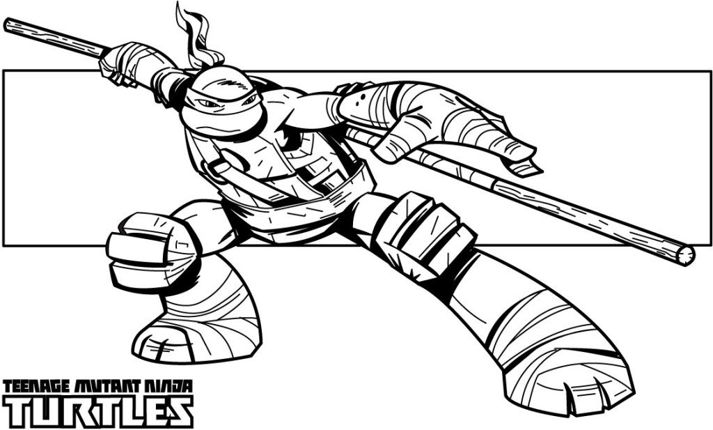 Teenage mutant ninja turtles coloring pages