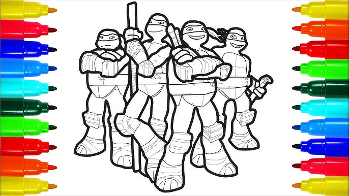 Ninja turtles coloring pages donatello raphael leonardo ichelangelo coloring pages tv