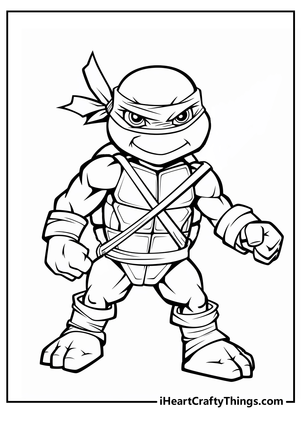 Ninja turtles coloring pages free printables