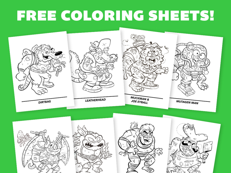 Tmnt coloring sheets by cole roberts on