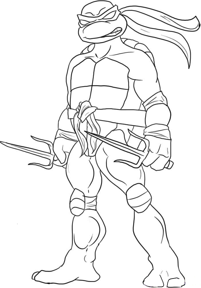 Teenage mutant ninja turtles coloring pages