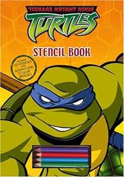 Teenage mutant ninja turtles stencil book na books