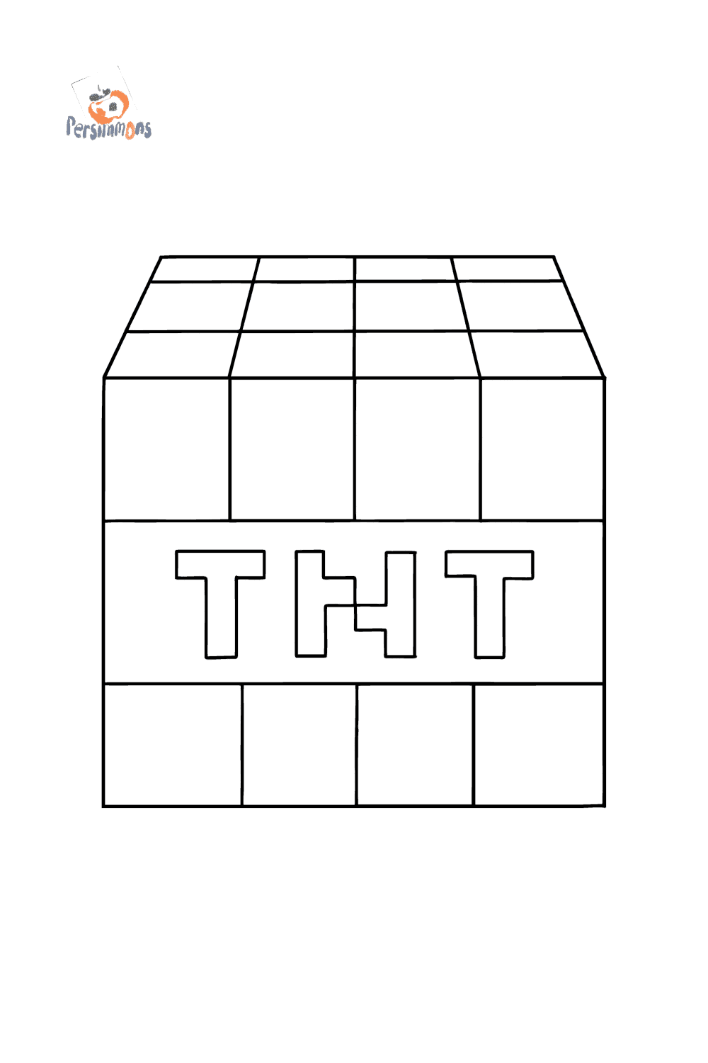 Minecraft tnt coloring page â online and print for free