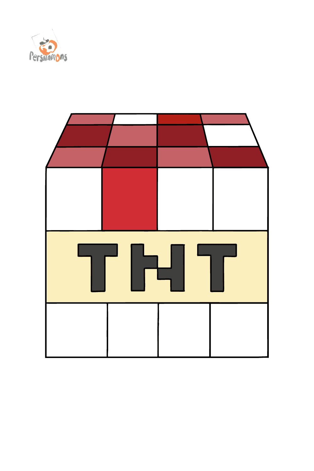 Minecraft tnt coloring page â online and print for free