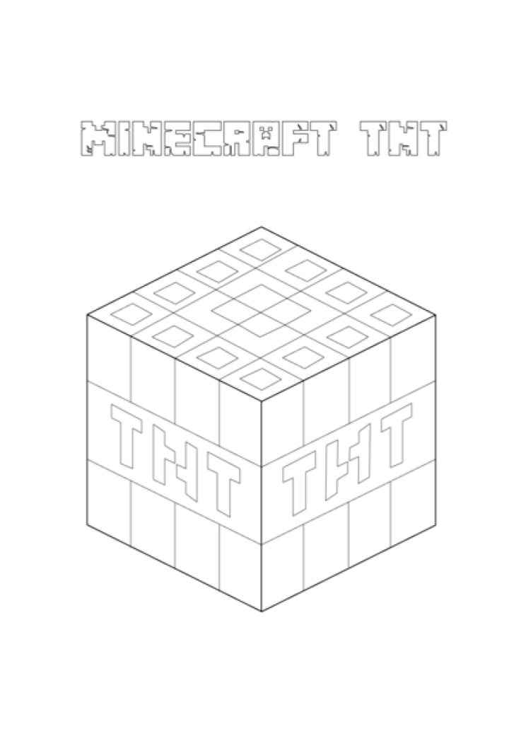 Mncraft coloring pages for kids