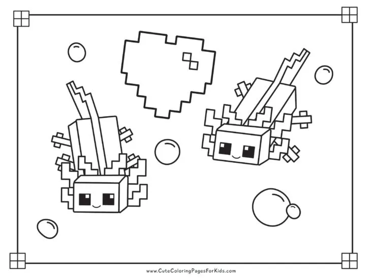 Minecraft coloring pages