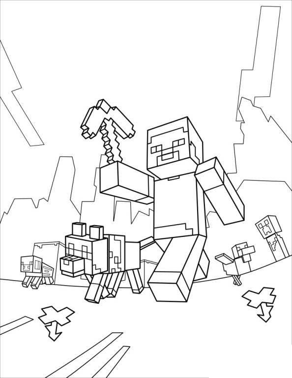 Coloring page minecraft minecraft minecraft printables minecraft coloring pages printable coloring pages