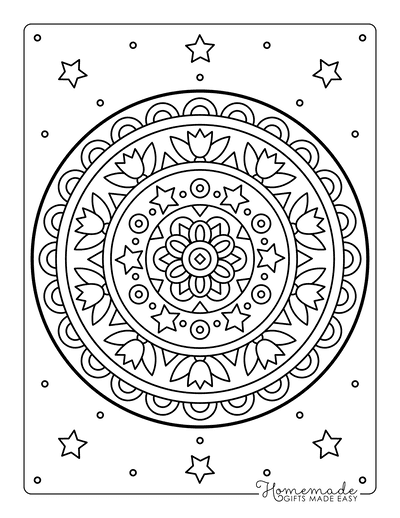 Free flower coloring pages for kids adults