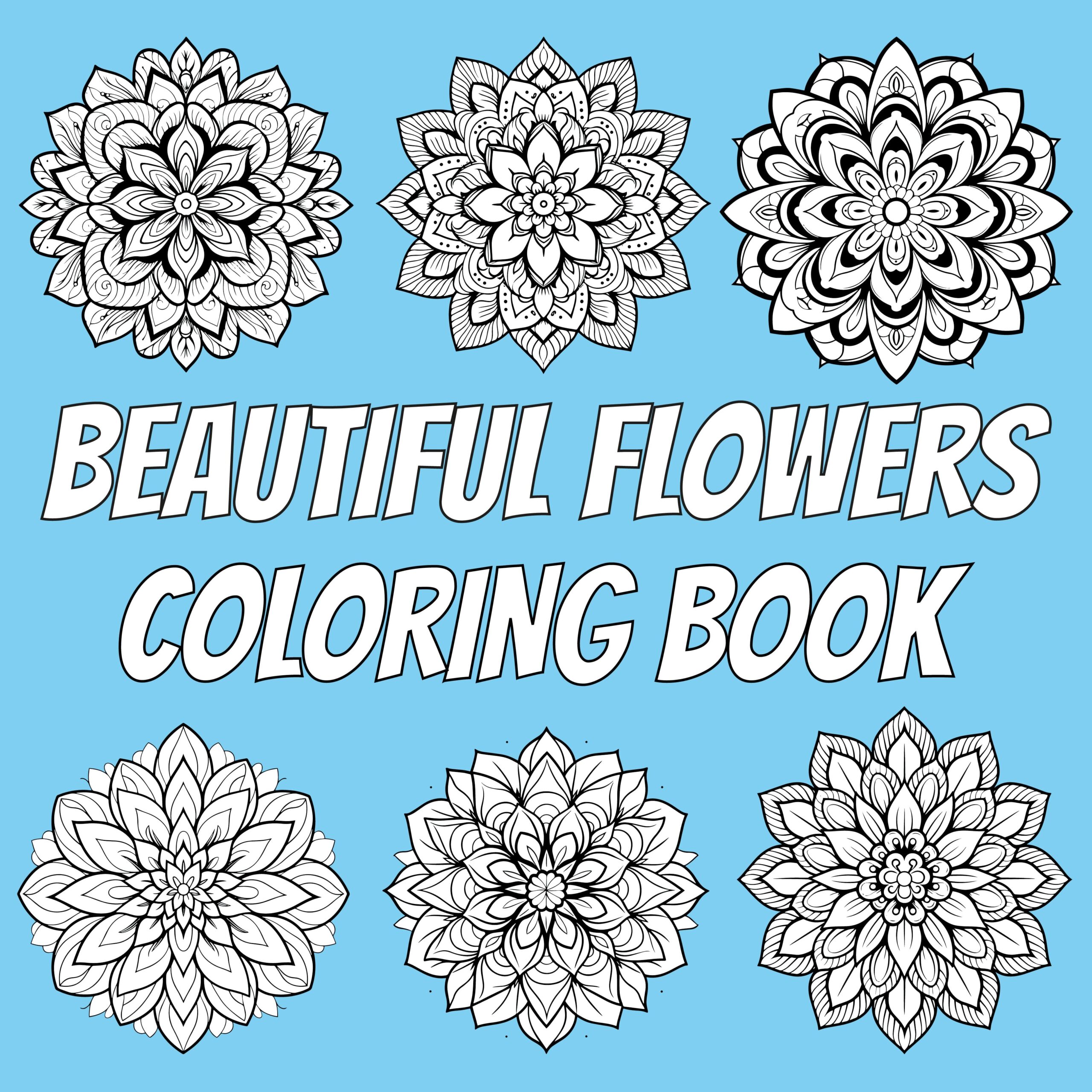 Beautiful flowers coloring book beautiful flowers coloring pages made by teachers