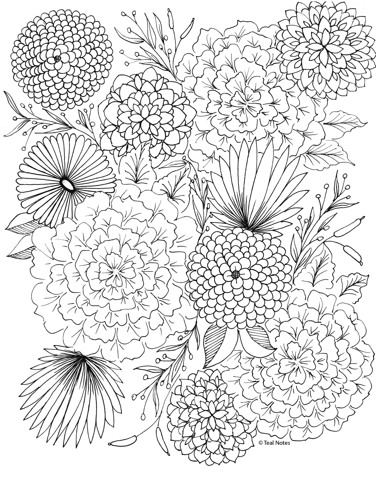 Printable adult coloring pages you can print and color for free