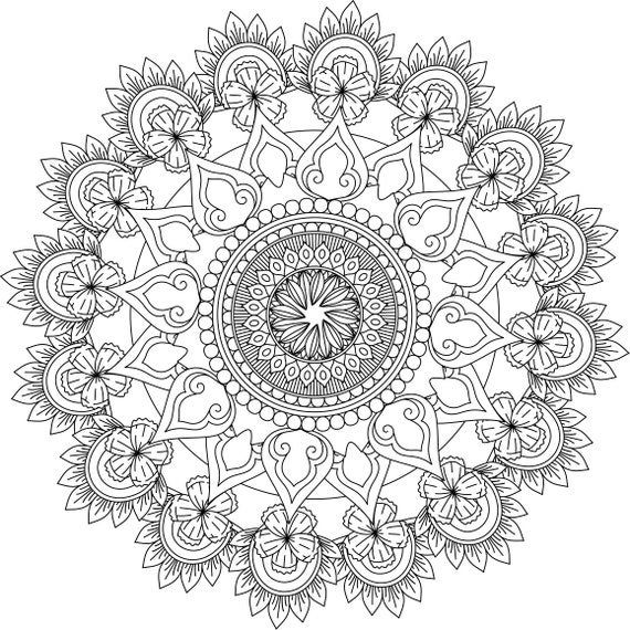 Mandala coloring pages adult coloring sheet printable coloring page grown up coloring printable art color anti