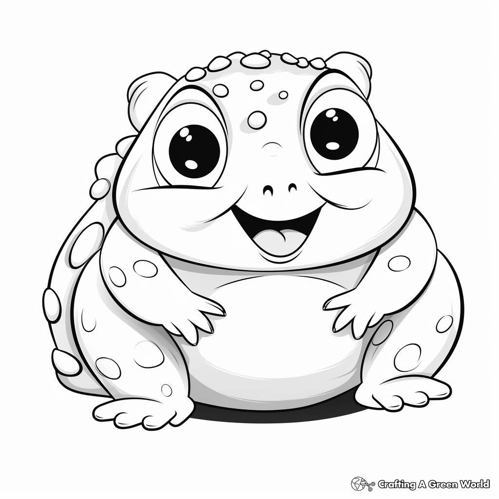 Toad coloring pages
