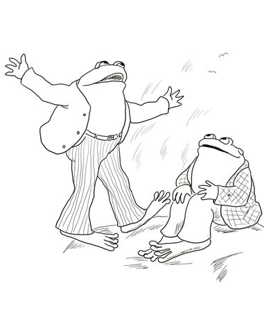 Frog and toad are friends coloring page free printable coloring pages frog coloring pages frog and toad coloring pages