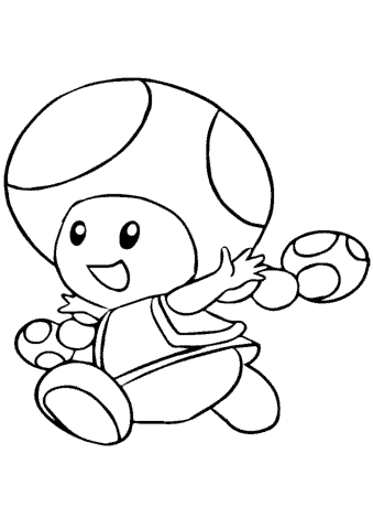 Free mario coloring pages