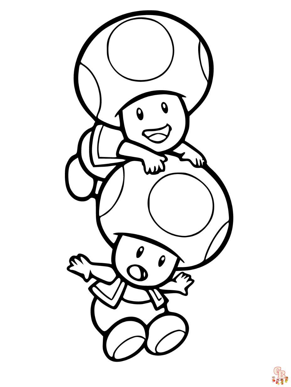 Free mario coloring pages printable for kids and adults