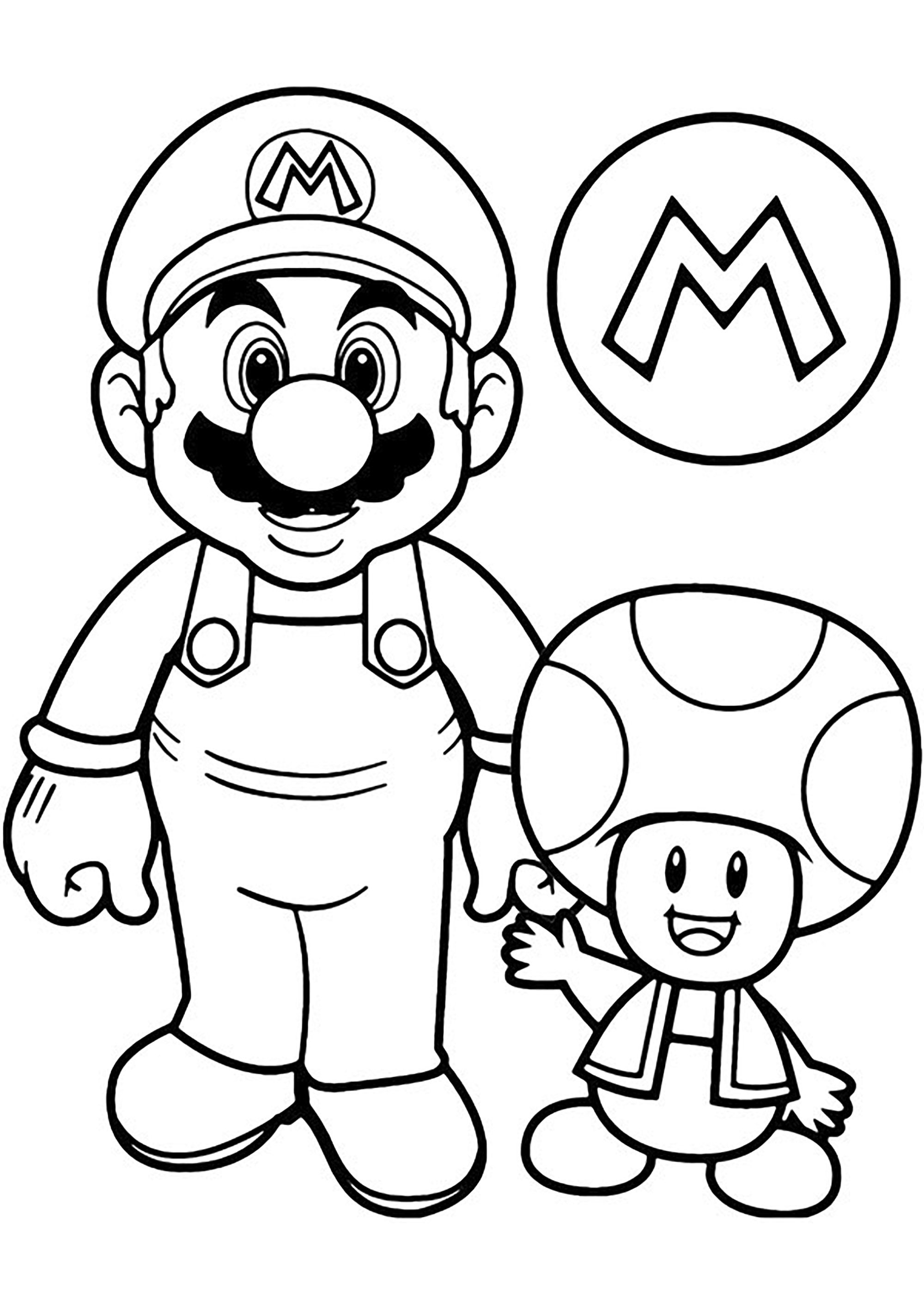 Mario and toad