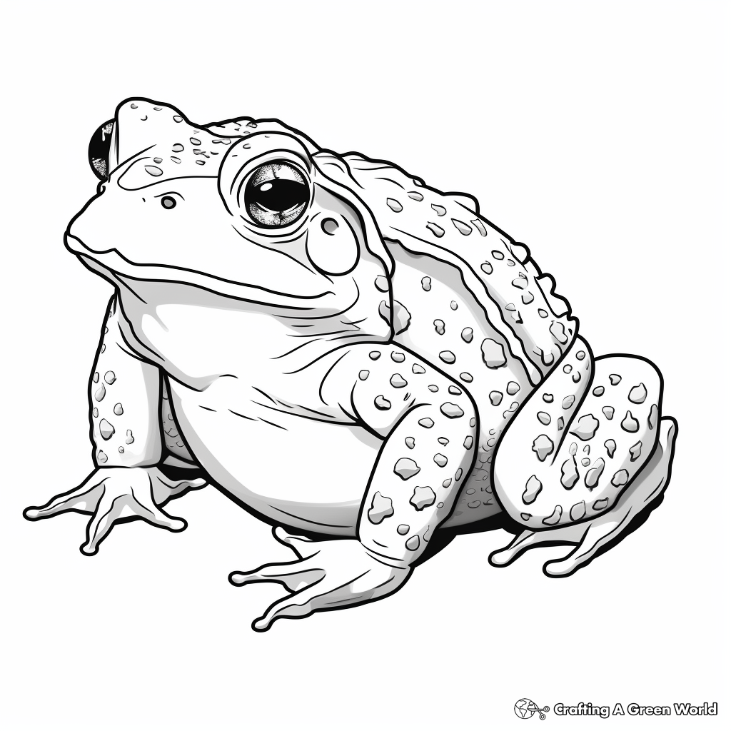 Toad coloring pages