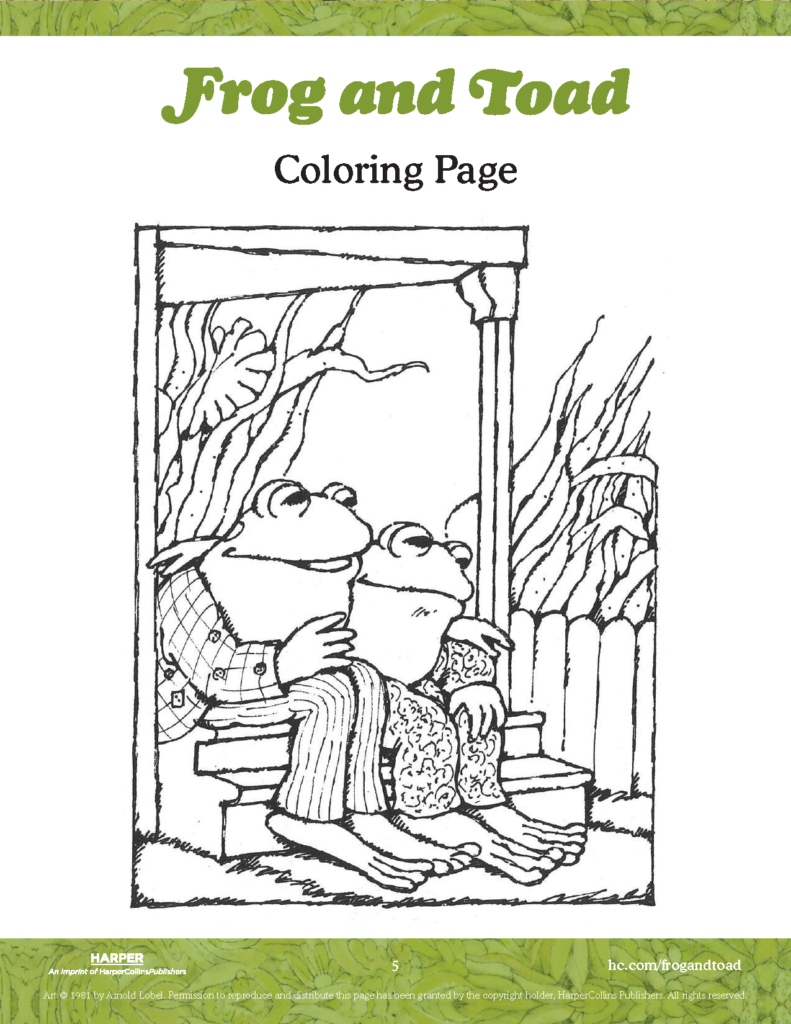 Write letters with frog and toad â