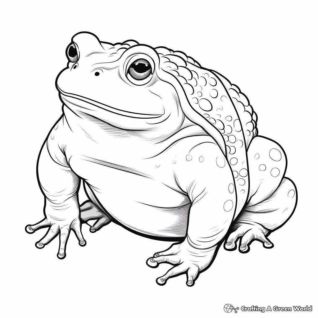 Toad coloring pages