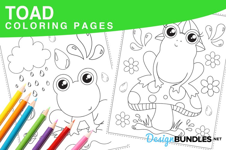 Toad coloring pages