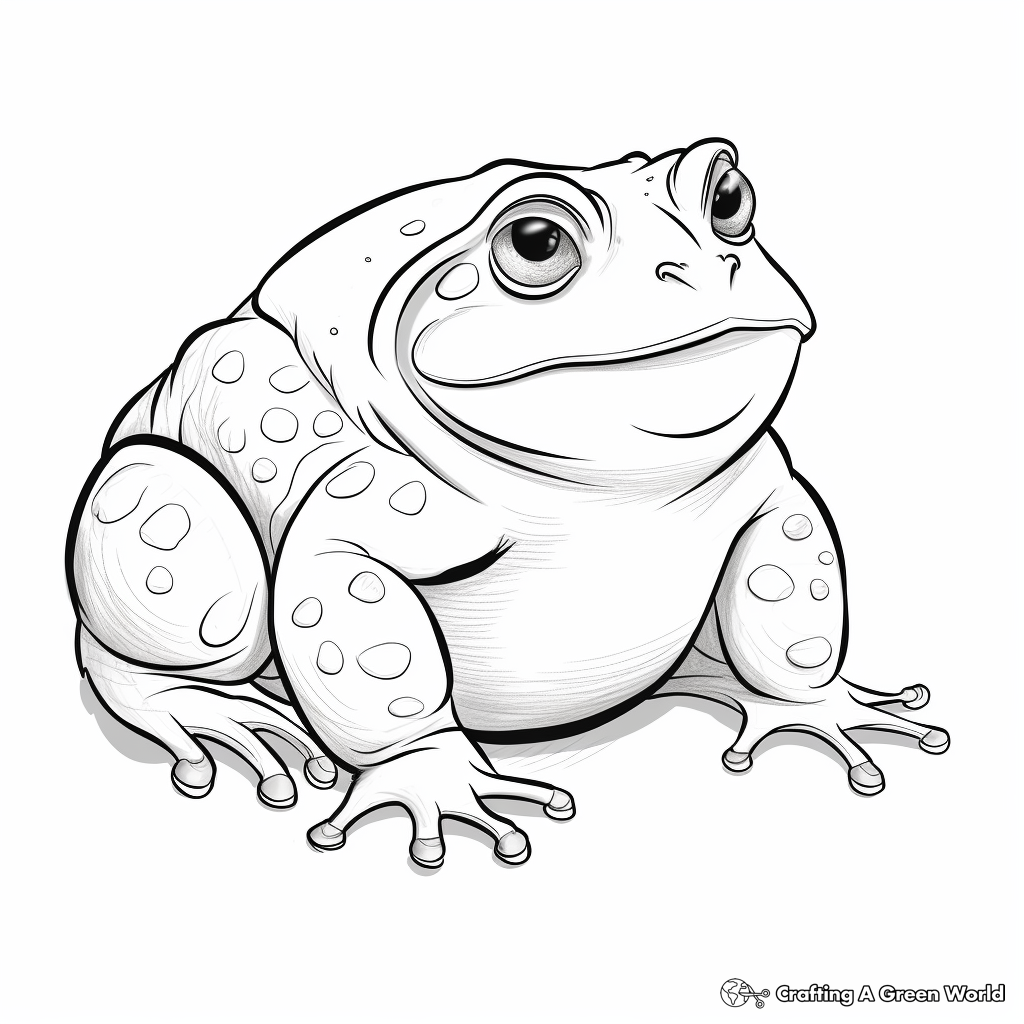 Toad coloring pages