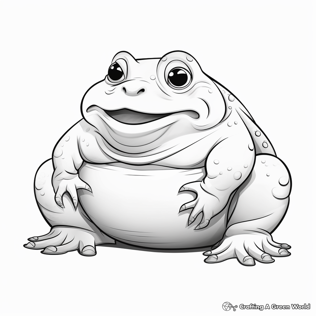 Toad coloring pages