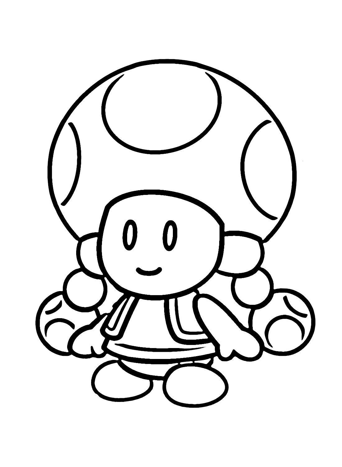 Toadette coloring pages