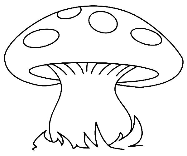 Mushroom coloring pages printable for free download