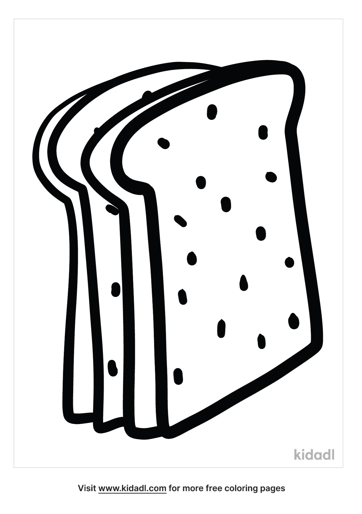 Free toast coloring page coloring page printables