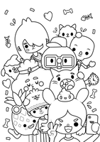 Ðï printable toca boca coloring pages for free