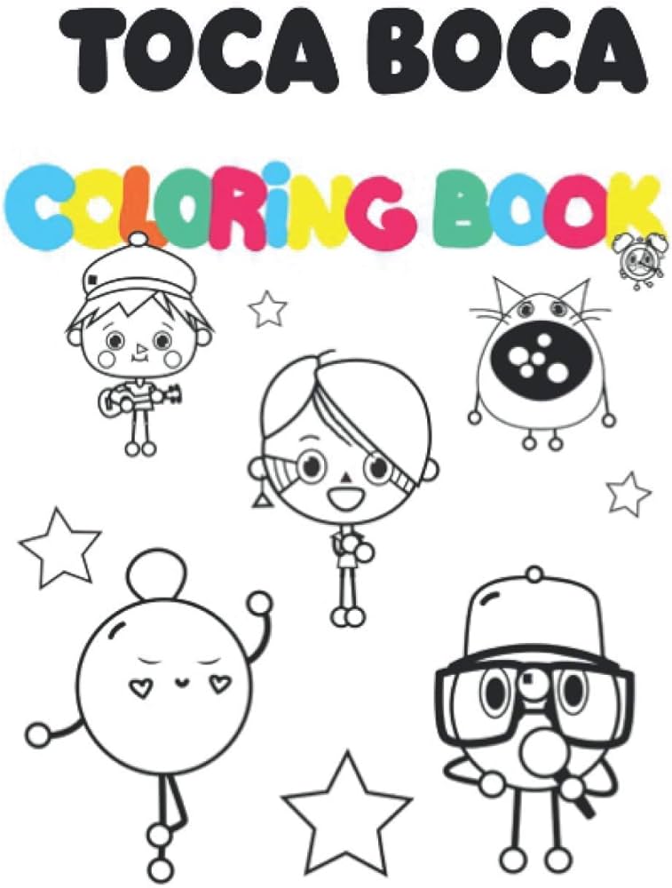 Toca boca coloring book toca life coloring pages cute illustrations toca boca coloring illustrations x size coloring tocaboca books