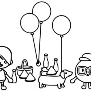 Toca boca coloring pages printable for free download