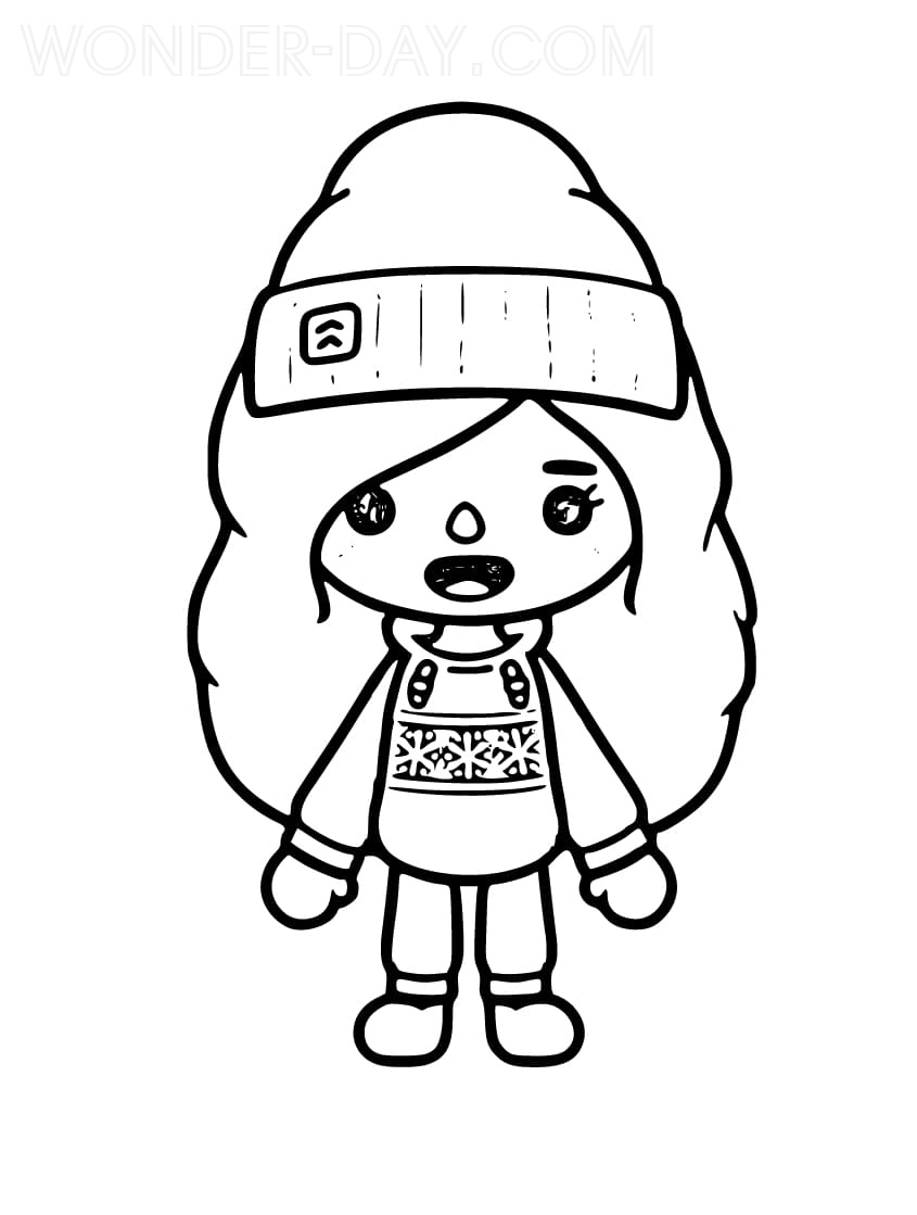 Toca boca coloring pages