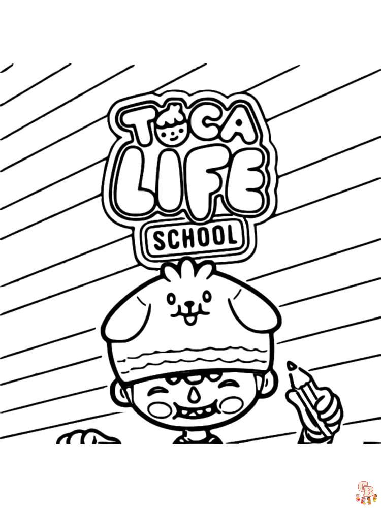 Free toca boca coloring pages for kids