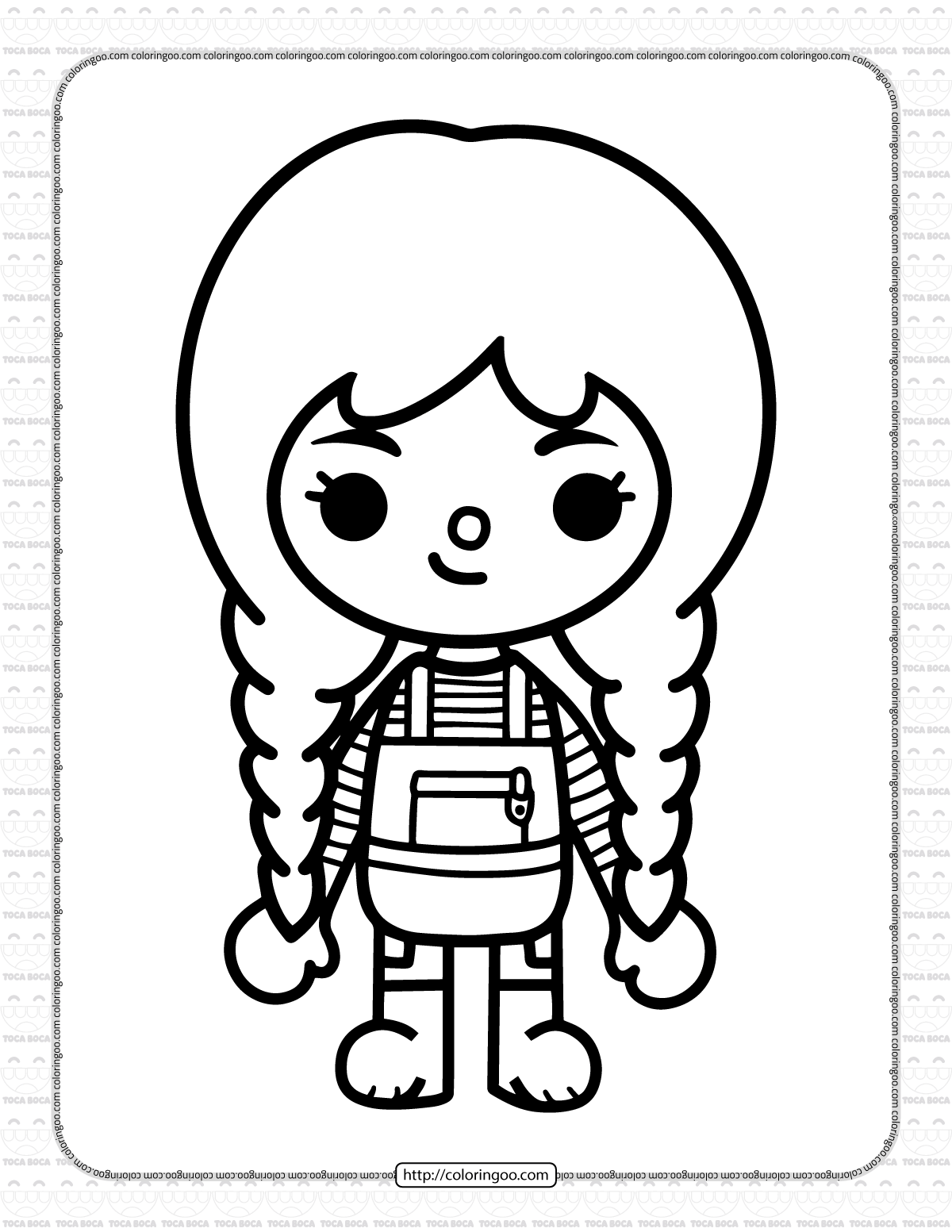 Toca life coloring pages