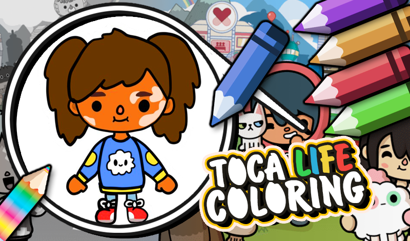 Toca life coloring â pelaa verkkopelejã ilmaiseksi games