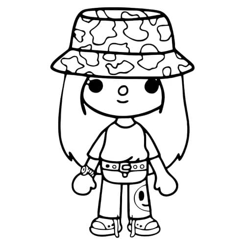 Toca boca coloring pages