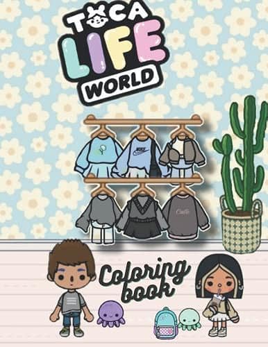 Toca life world coloring book premium toca boca coloring books for adults and kids german edition in arabia whizz coloring books