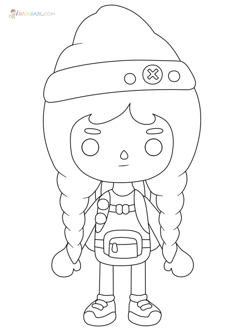 Toca boca coloring pages printable for free download