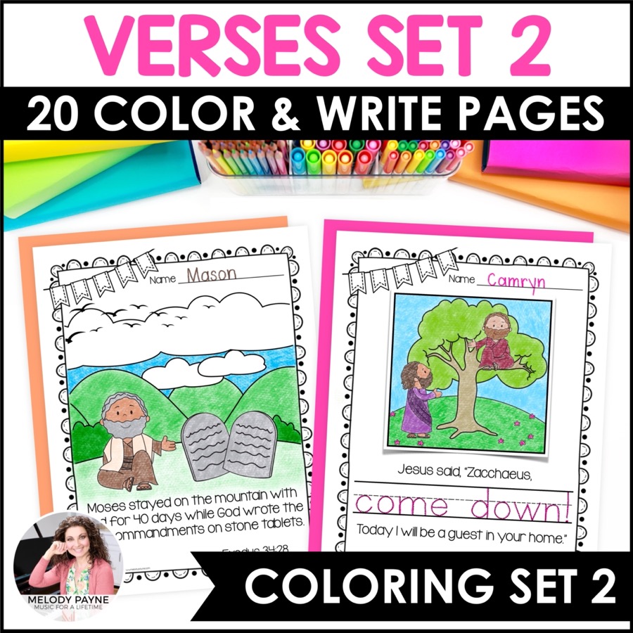 Bible coloring pages for kids