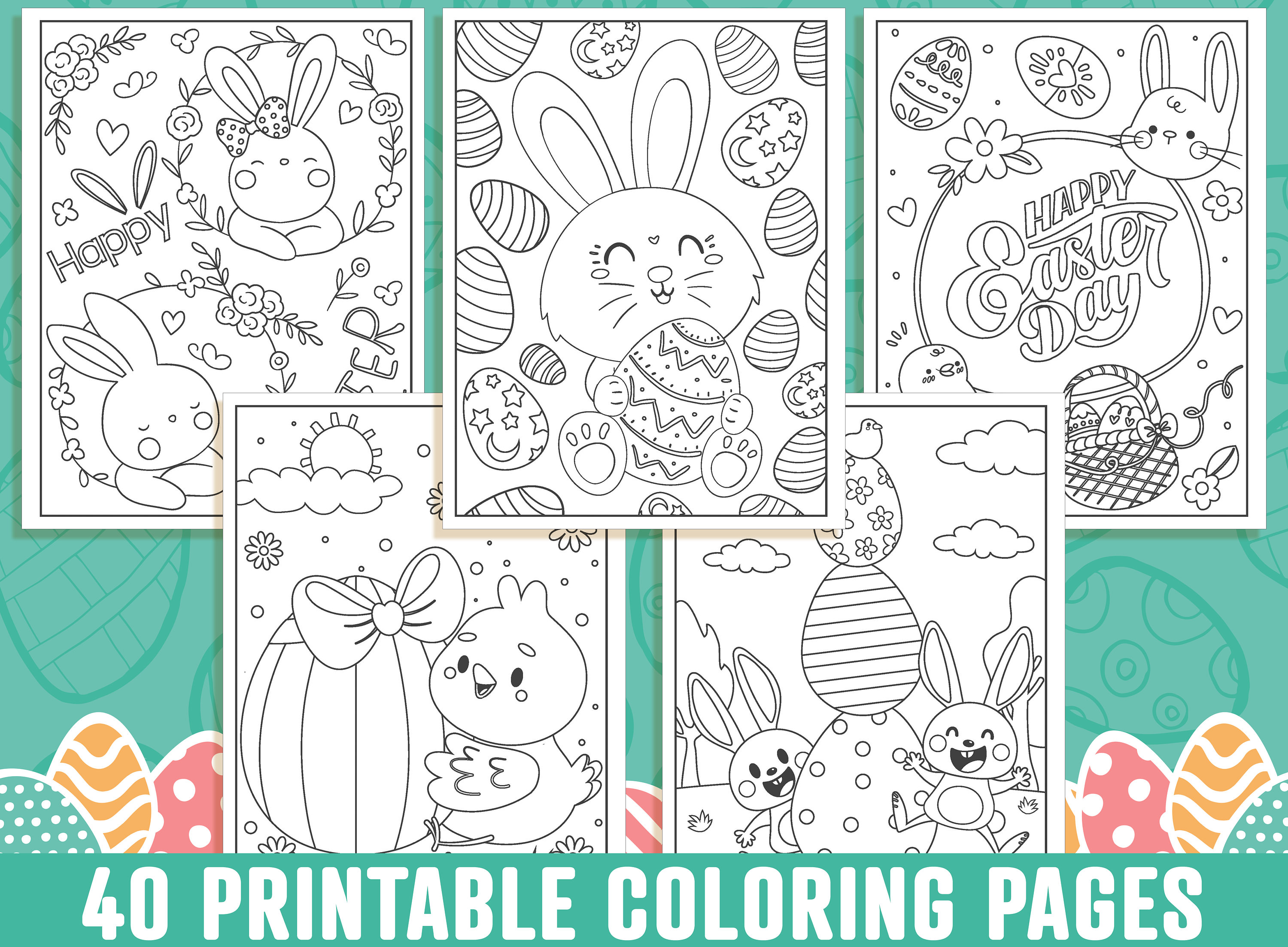 Easter coloring pages printable easter coloring pages for