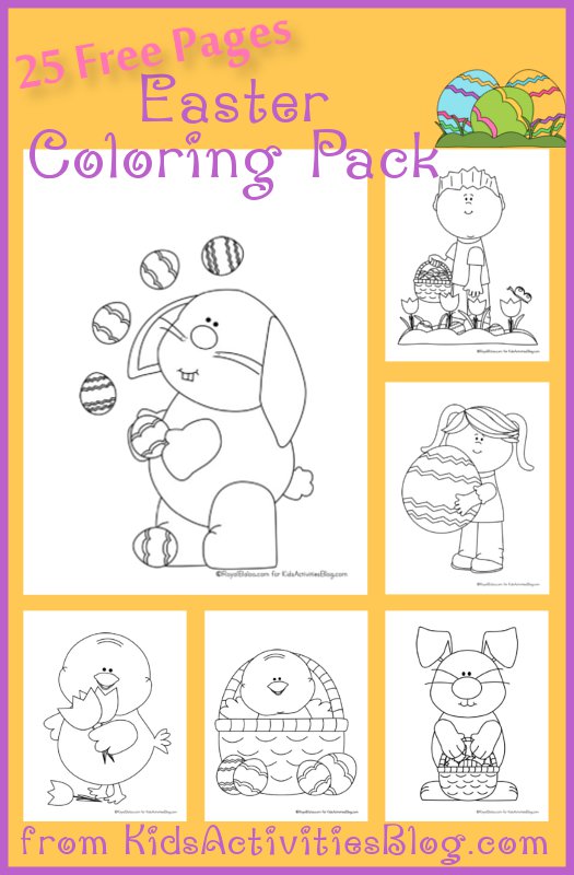 Easter coloring pages for kids