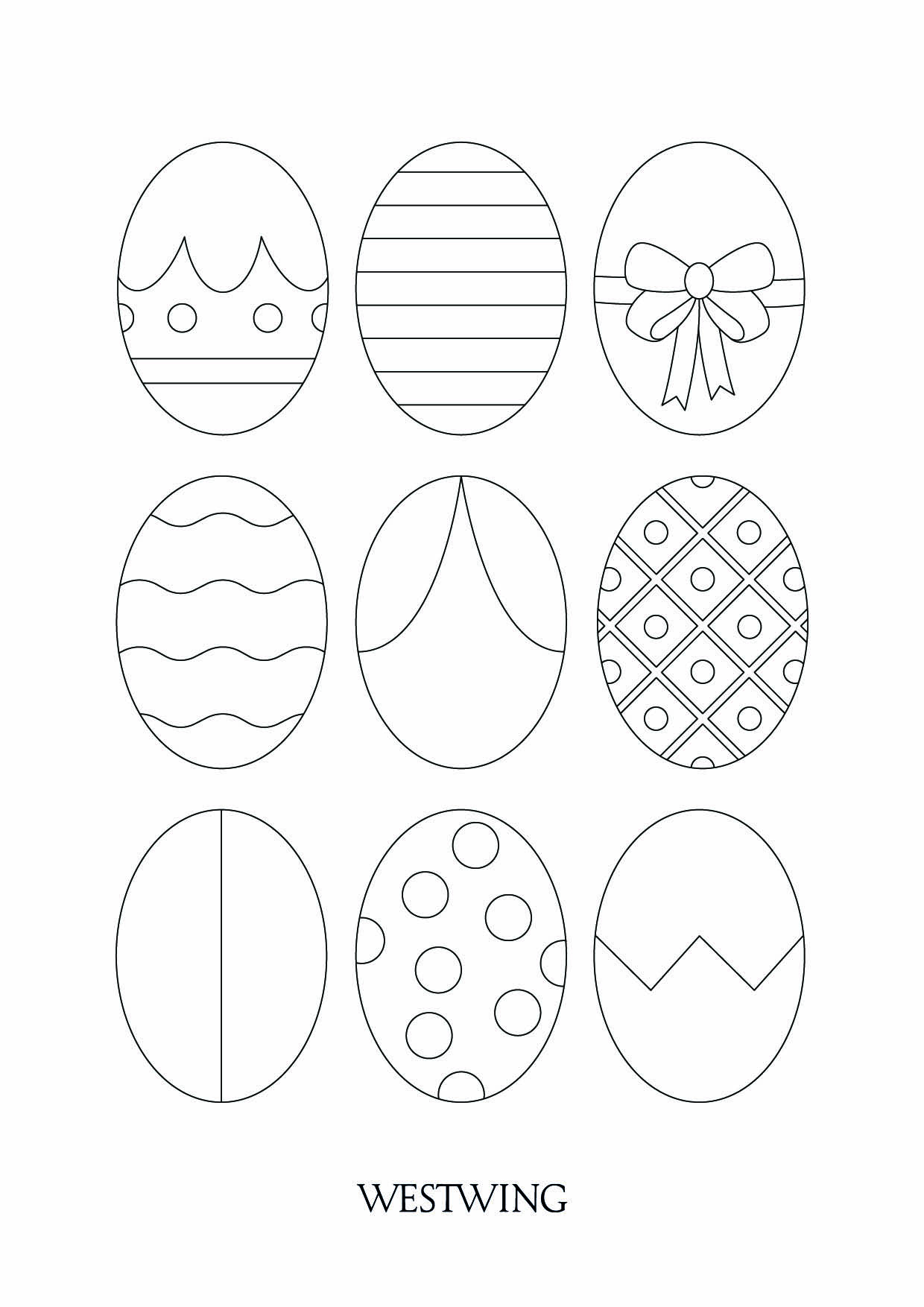 Free easter coloring pages to color