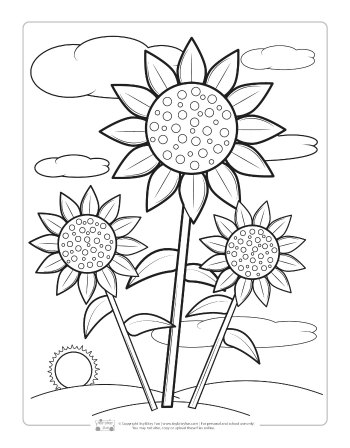 Fall coloring pages for kids