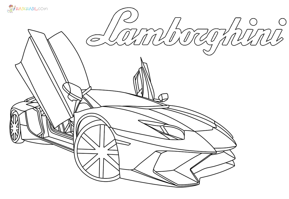 Lamborghini coloring pages