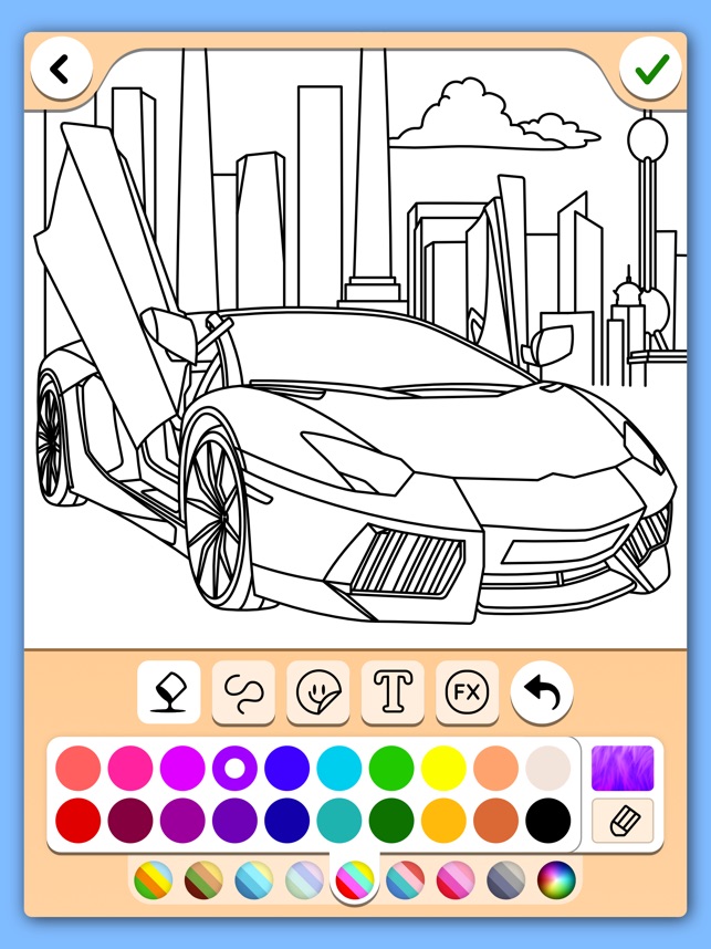 Cars coloring book game on the app store